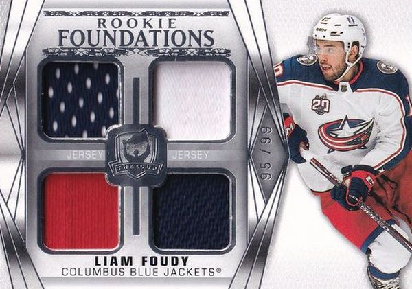 jersey RC karta LIAM FOUDY 20-21 UD The CUP Rookie Foundations /99